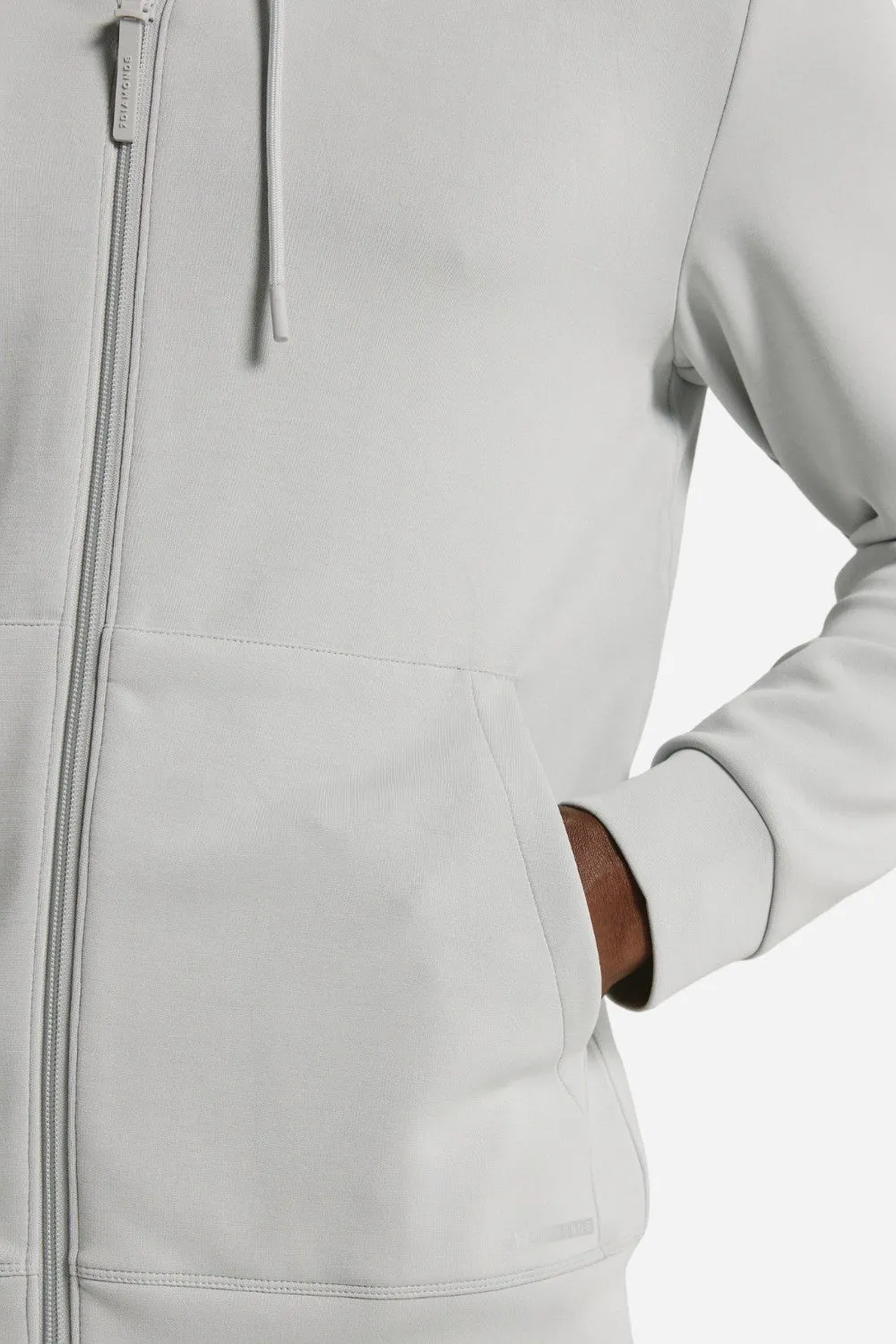 7 Diamonds Rev Full Zip Hoodie Platinum