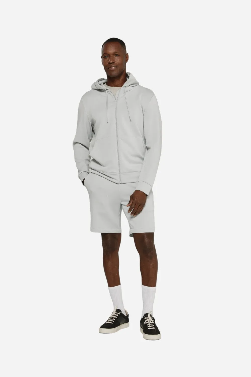 7 Diamonds Rev Full Zip Hoodie Platinum