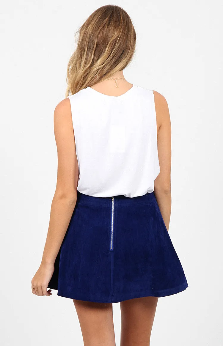 Anchorage Skirt Blue