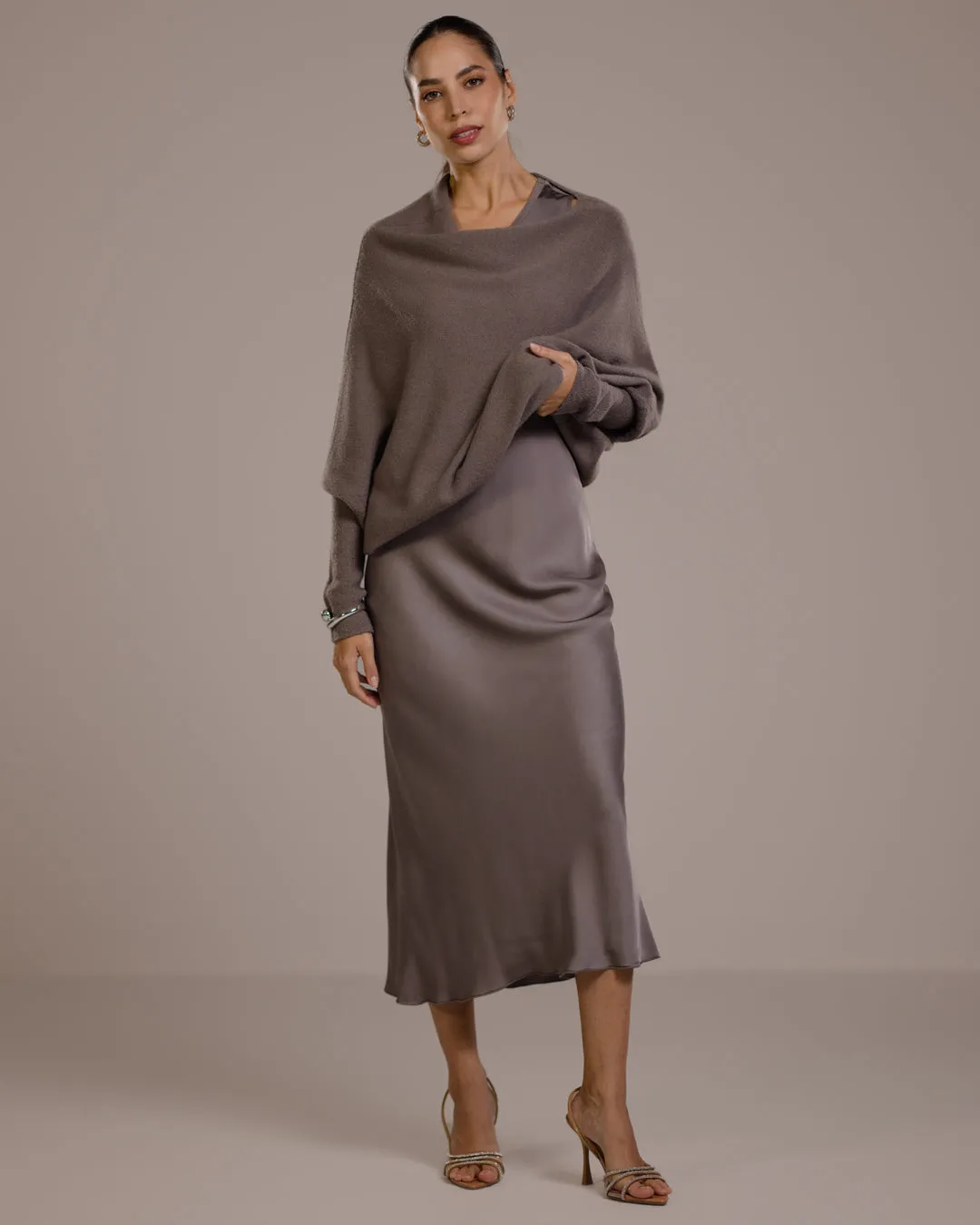Asymmetric Draped | Mink
