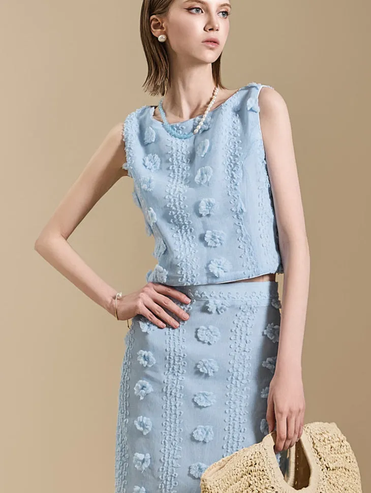 B2966 Flower Blouse