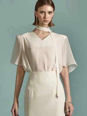 B2990 Blouse with Strap