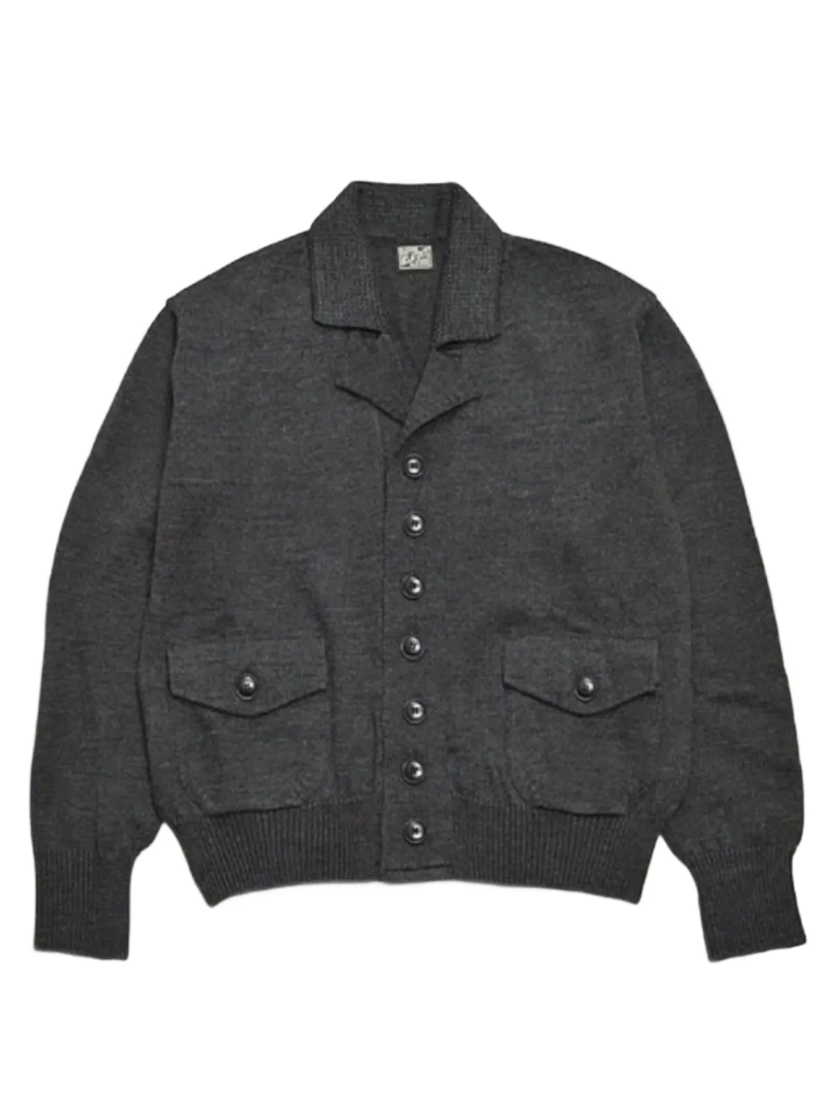 Belafonte Ragtime Clothing, A1 Cardigan, Charcoal Mix