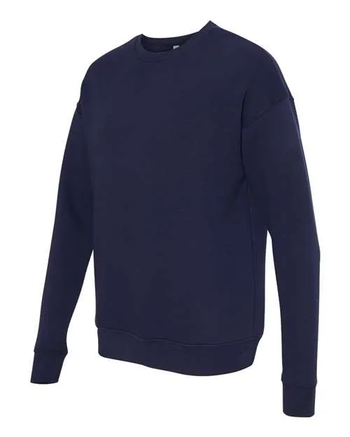 BELLA   CANVAS Sponge Fleece Drop Shoulder Crewneck Sweatshirt 3945 Military Green