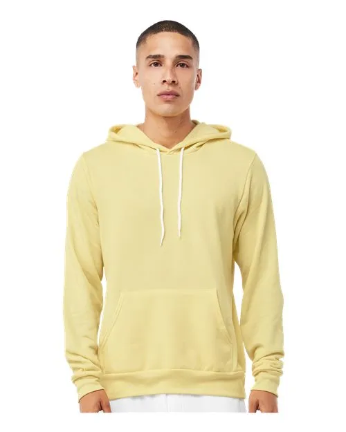 BELLA   CANVAS Sponge Fleece Hoodie 3719 French Vanilla