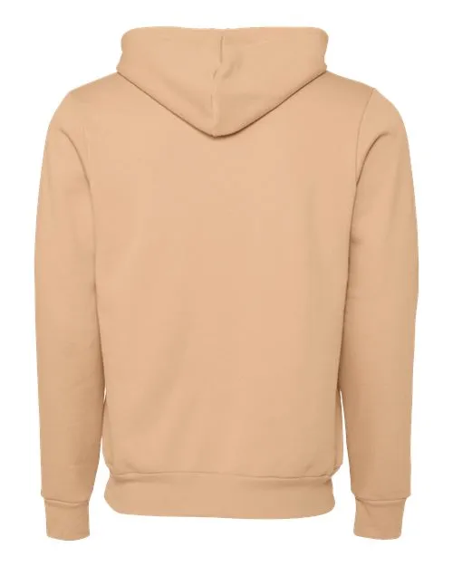 BELLA   CANVAS Sponge Fleece Hoodie 3719 Heather Red