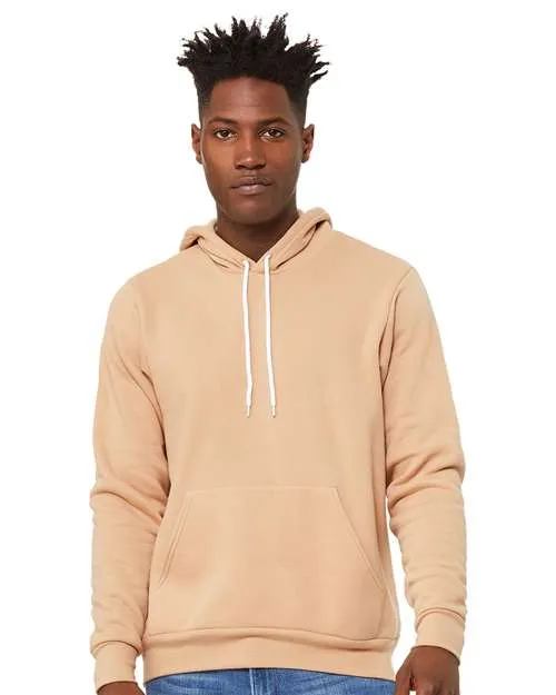 BELLA   CANVAS Sponge Fleece Hoodie 3719 Heather Red