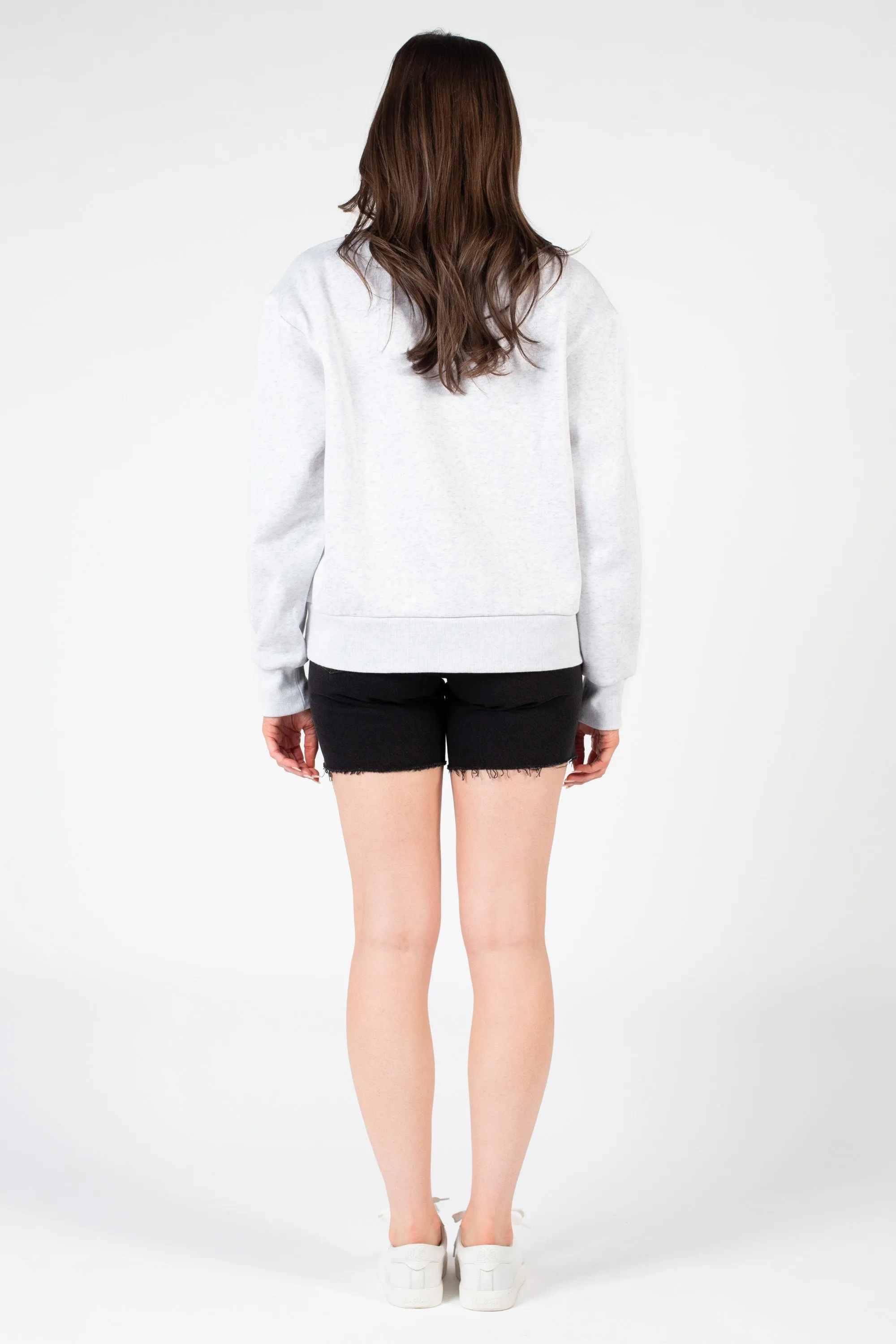 Brunette The Label Step Sister 'Brunette' Crewneck With Teddy Font