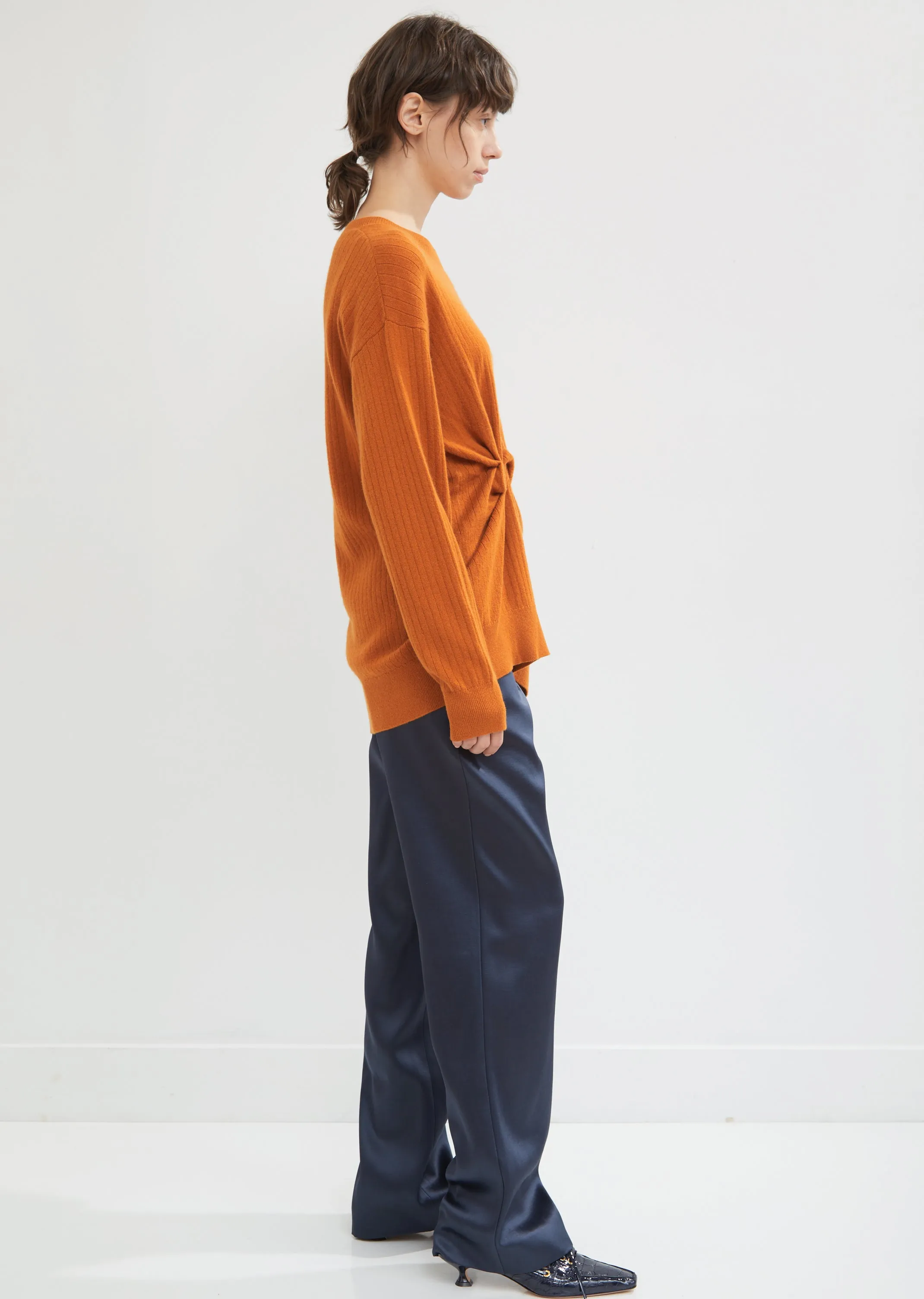 Brynn Cashmere Rosette Sweater