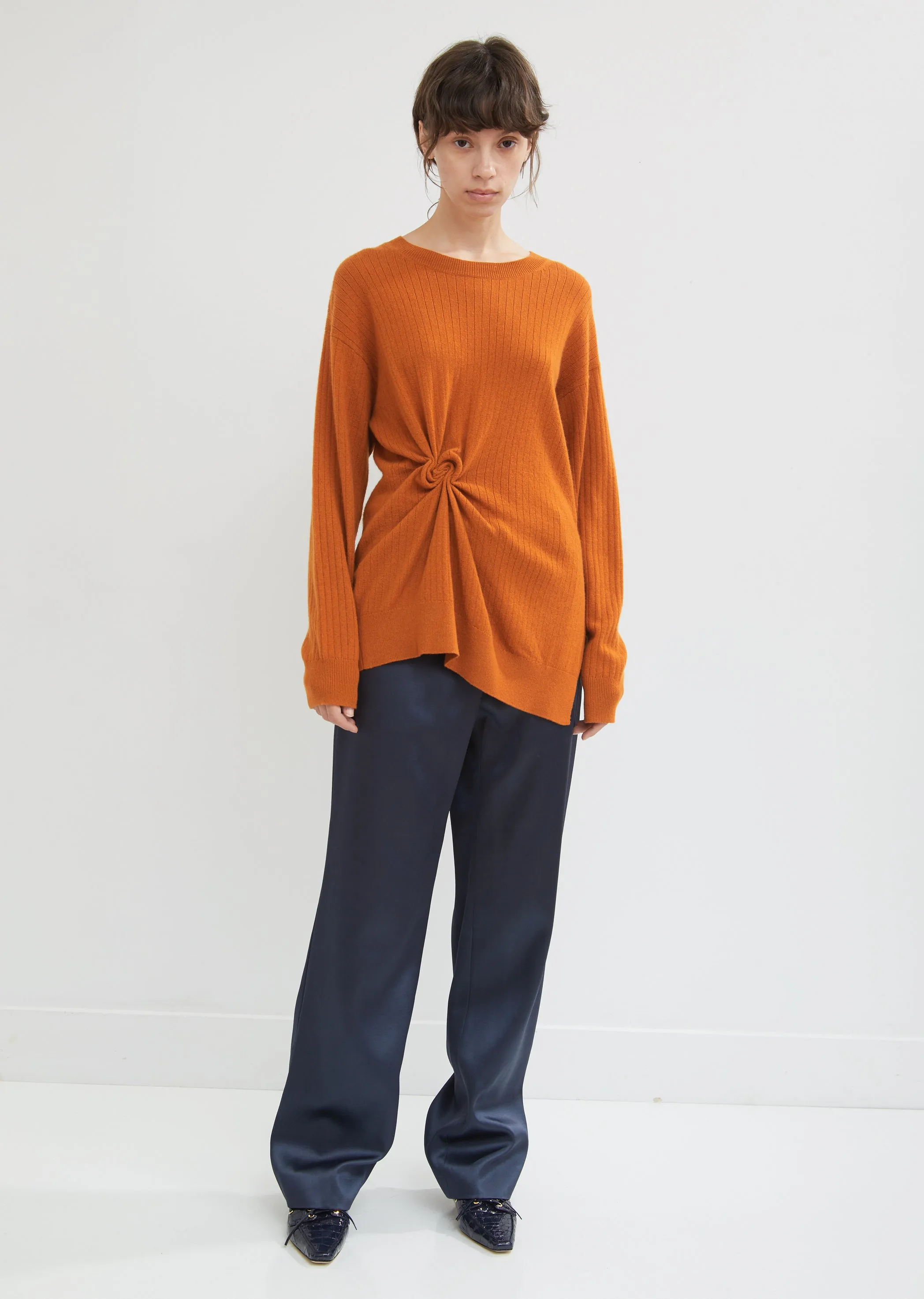Brynn Cashmere Rosette Sweater
