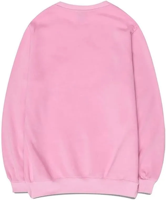 CORIRESHA Unisex Cute Cat Sweatshirts Crewneck Long Sleeves Casual Hearts Pullovers