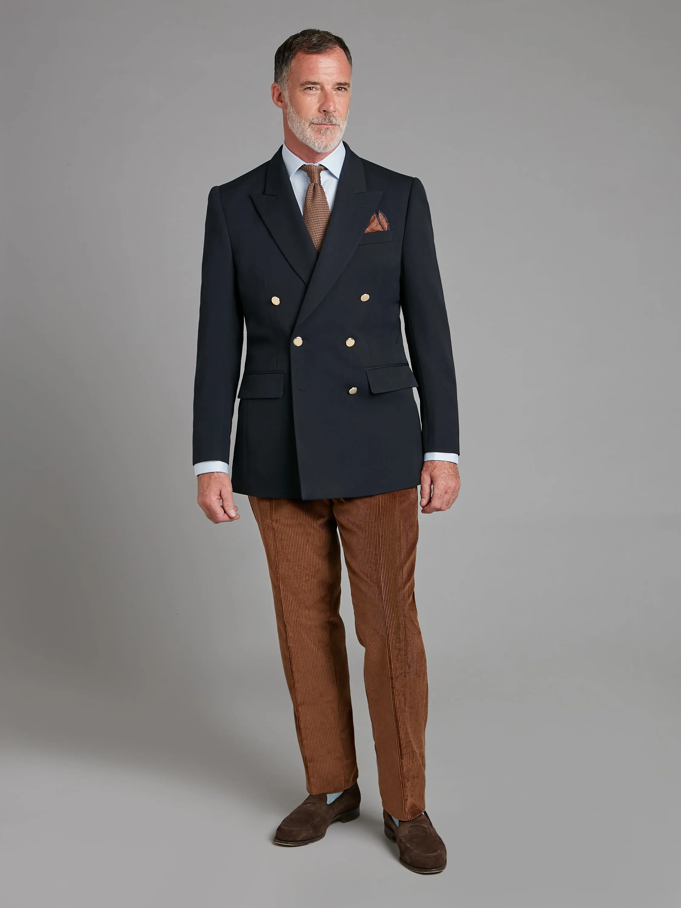Double Breasted Navy Blazer