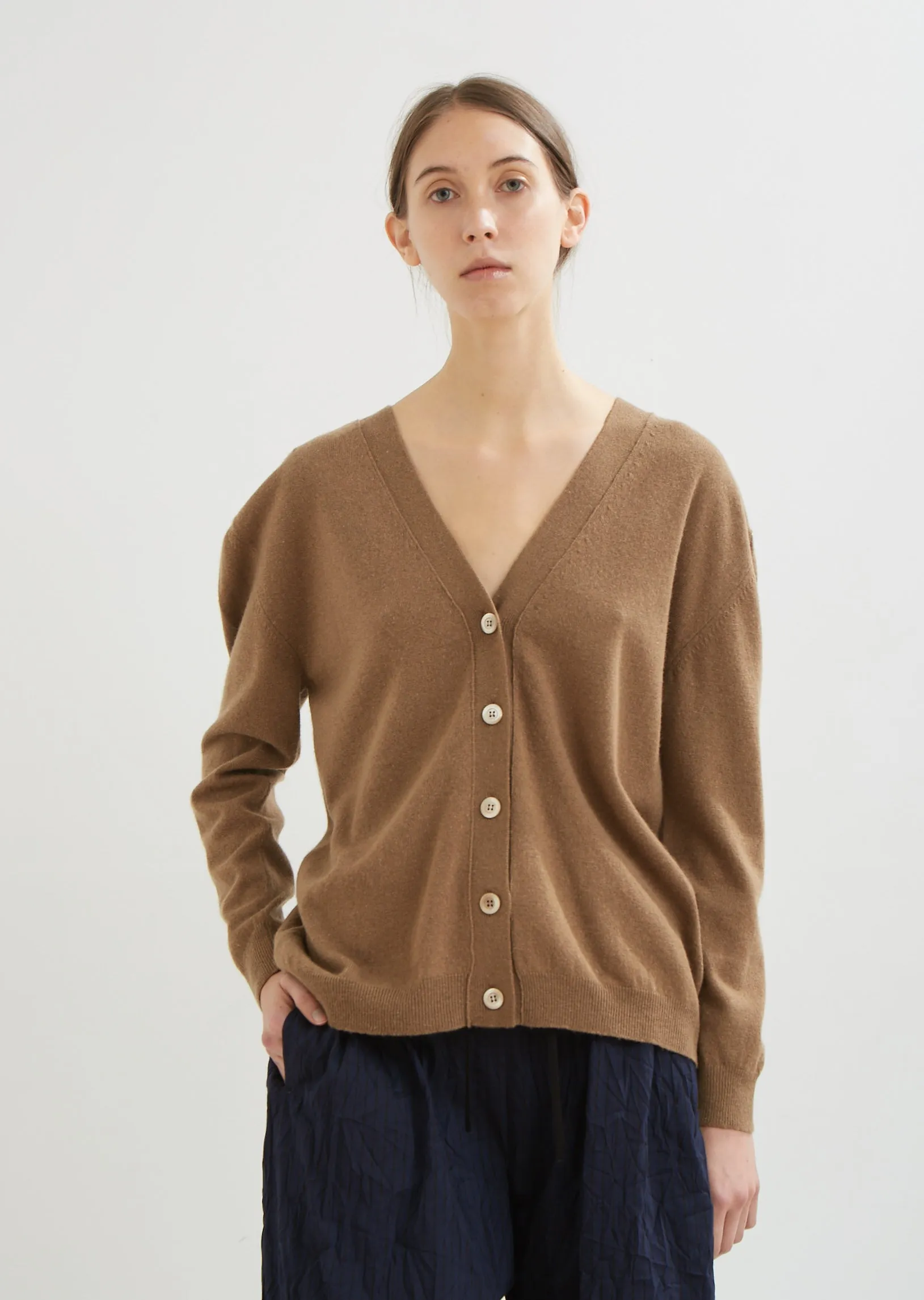 Double Sided V-Neck Cardigan