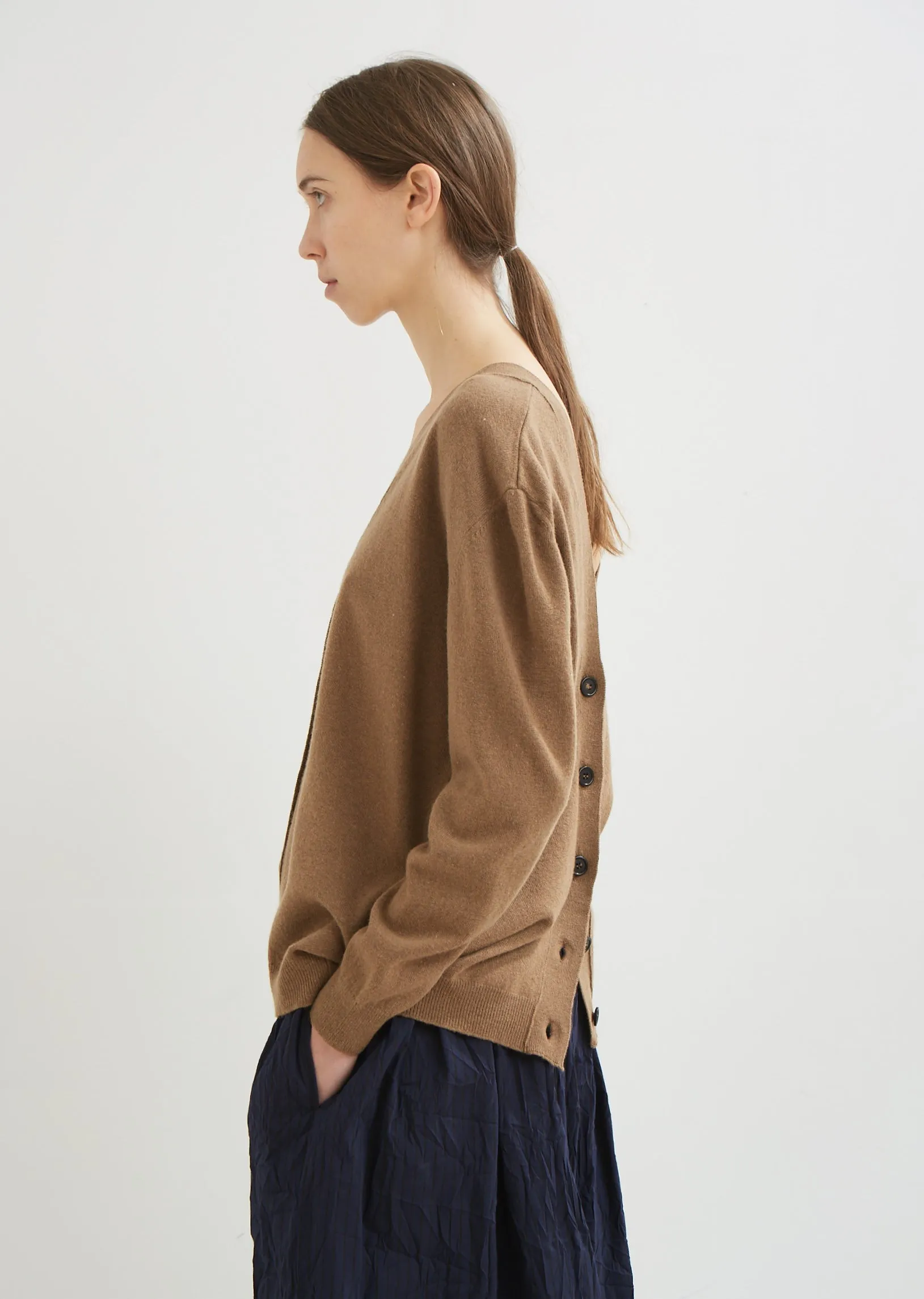 Double Sided V-Neck Cardigan