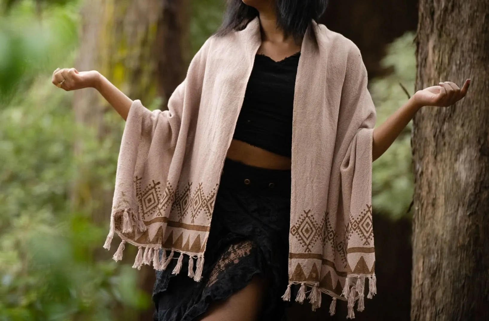 Earthy Scarf - Sand