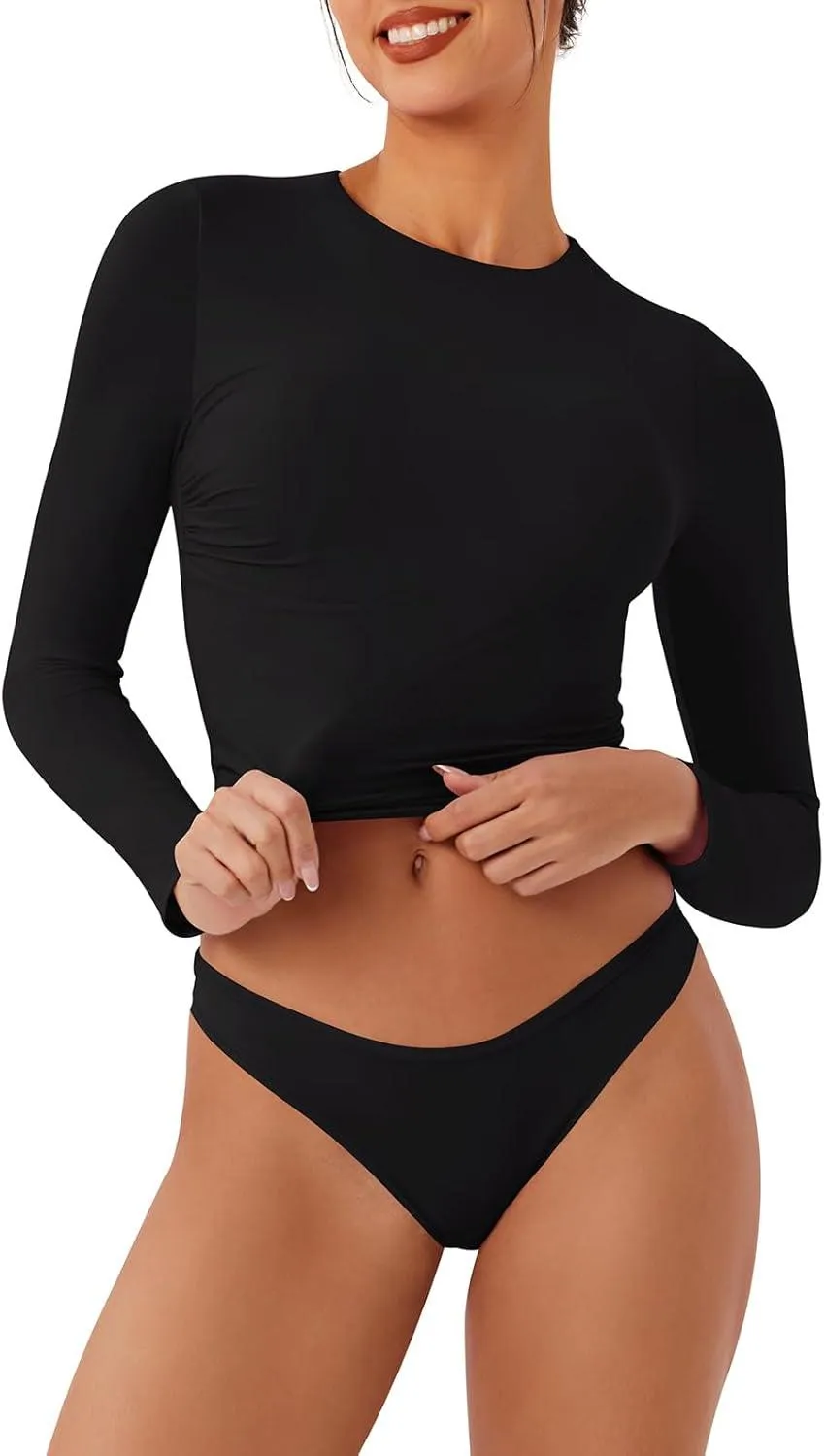 Flawless Fit Long Sleeve Crop Top