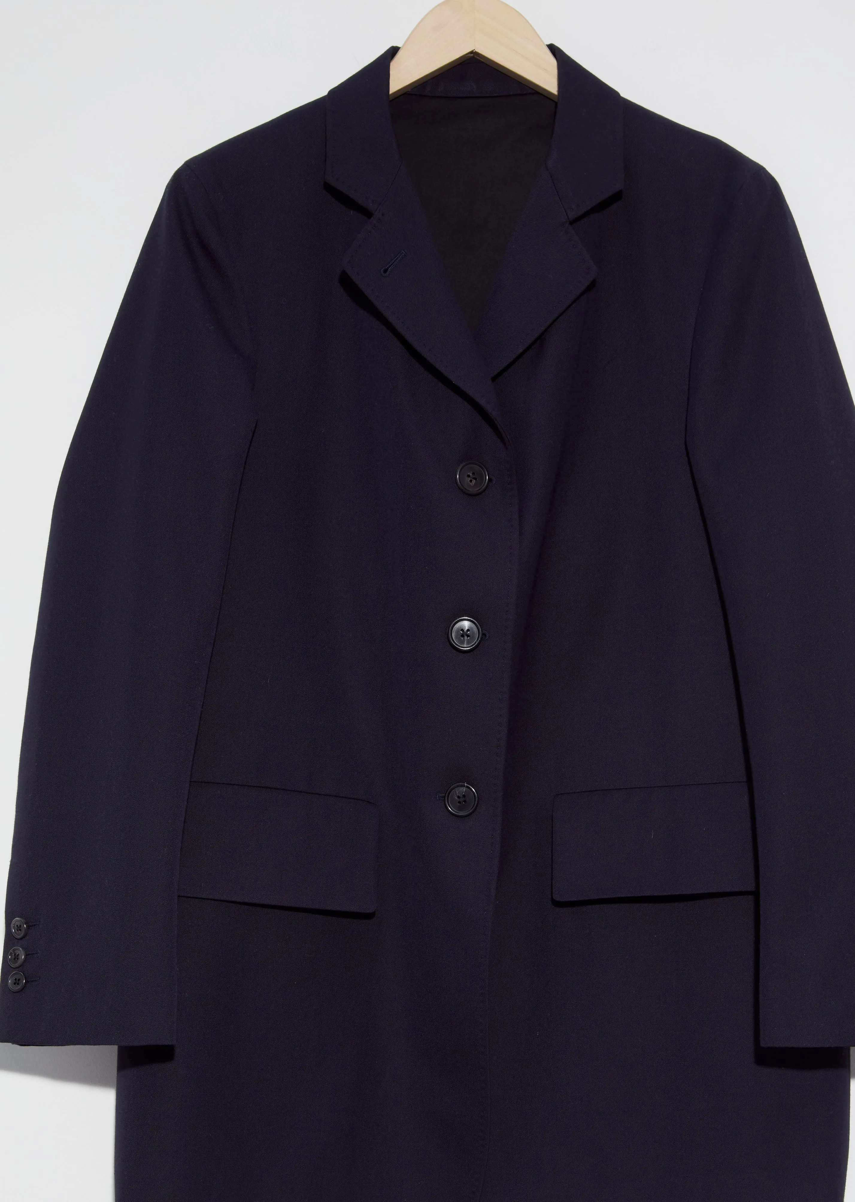 Gabardine Long Jacket