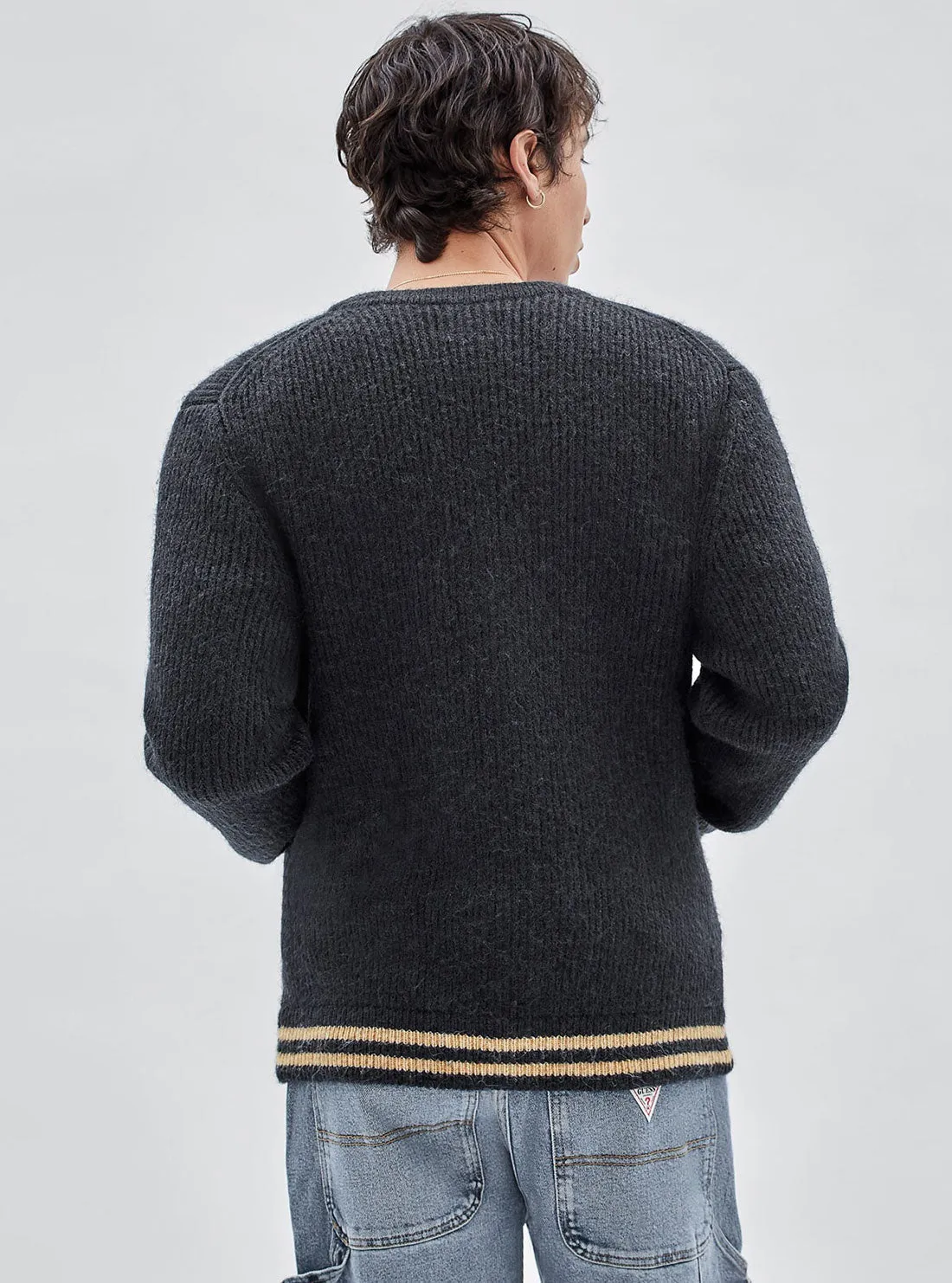 Guess Originals Blue Luka Cardigan