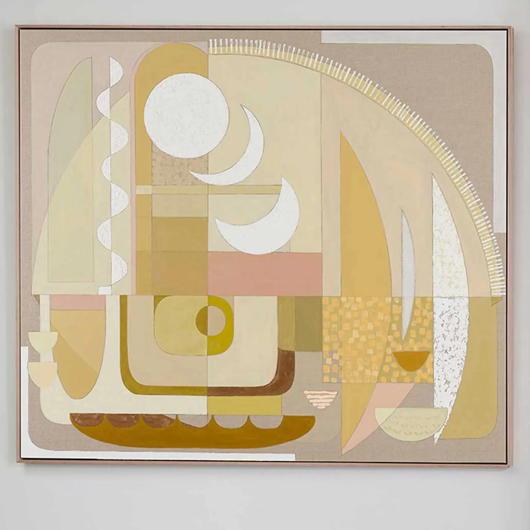 Hera Canvas Print 140cm x 157cm White Frame