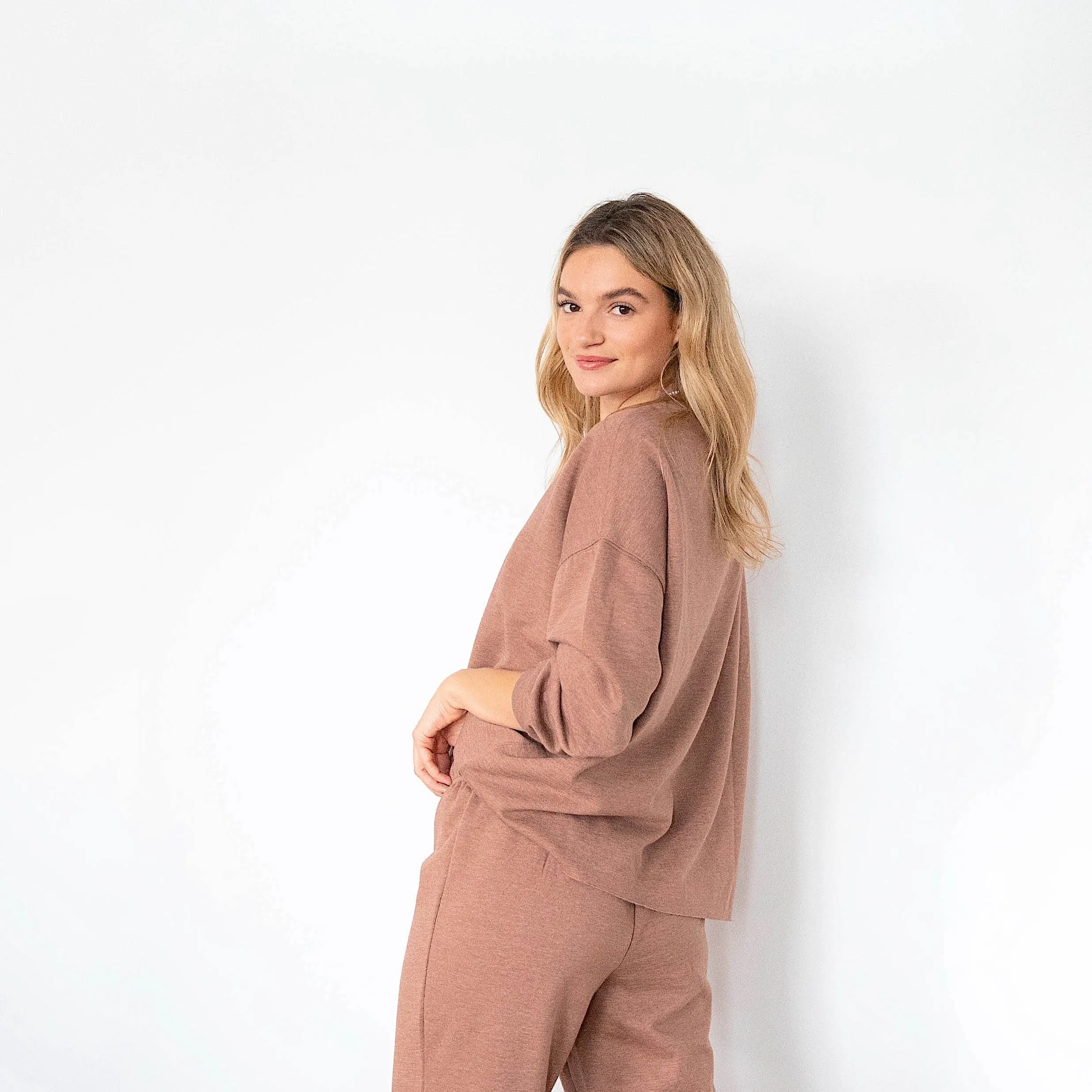 Ladies' Ginger Snap Melange Comfortwear Collection Joggers