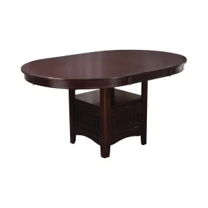 Lavon Transitional Warm Brown Dining Table