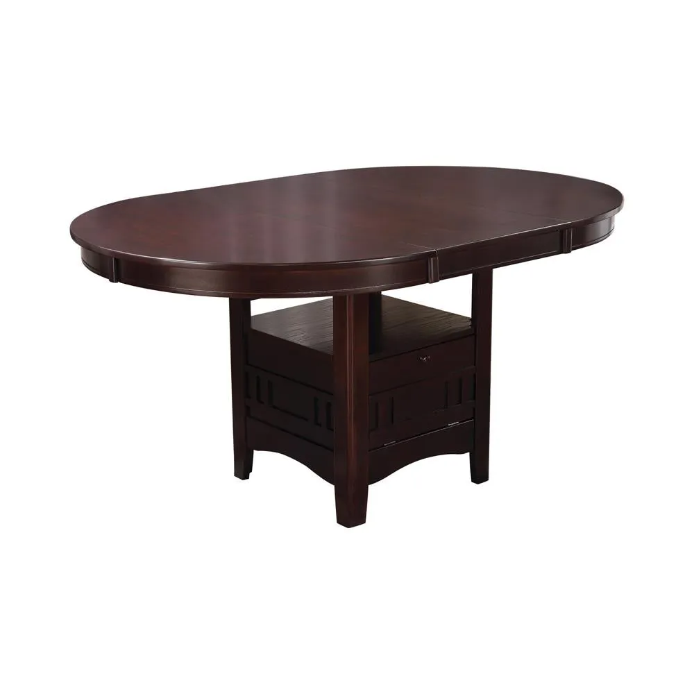Lavon Transitional Warm Brown Dining Table