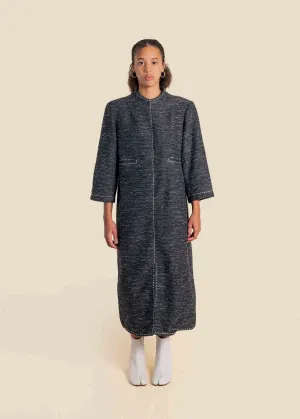 Long Wool dress midi