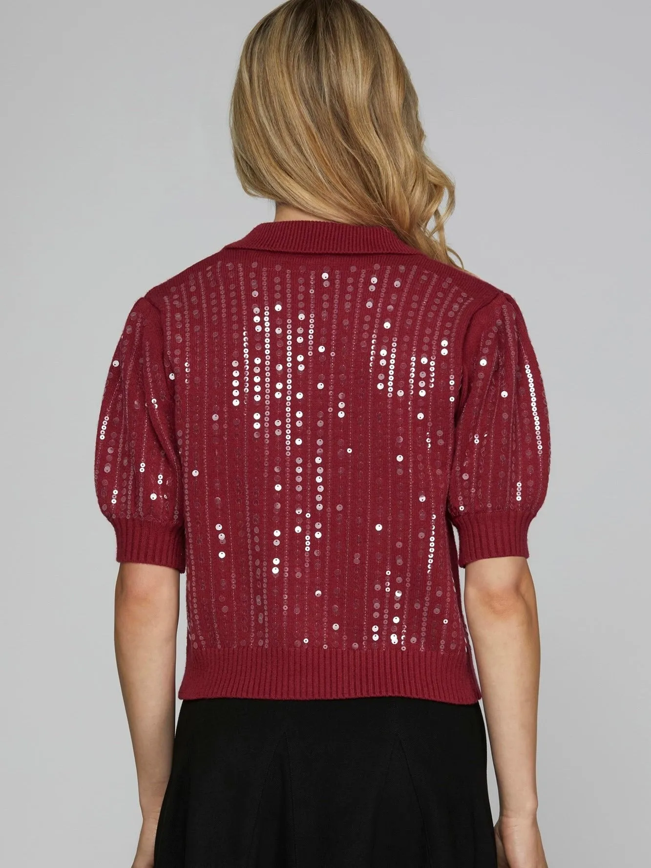 Lynn Sequin Sweater