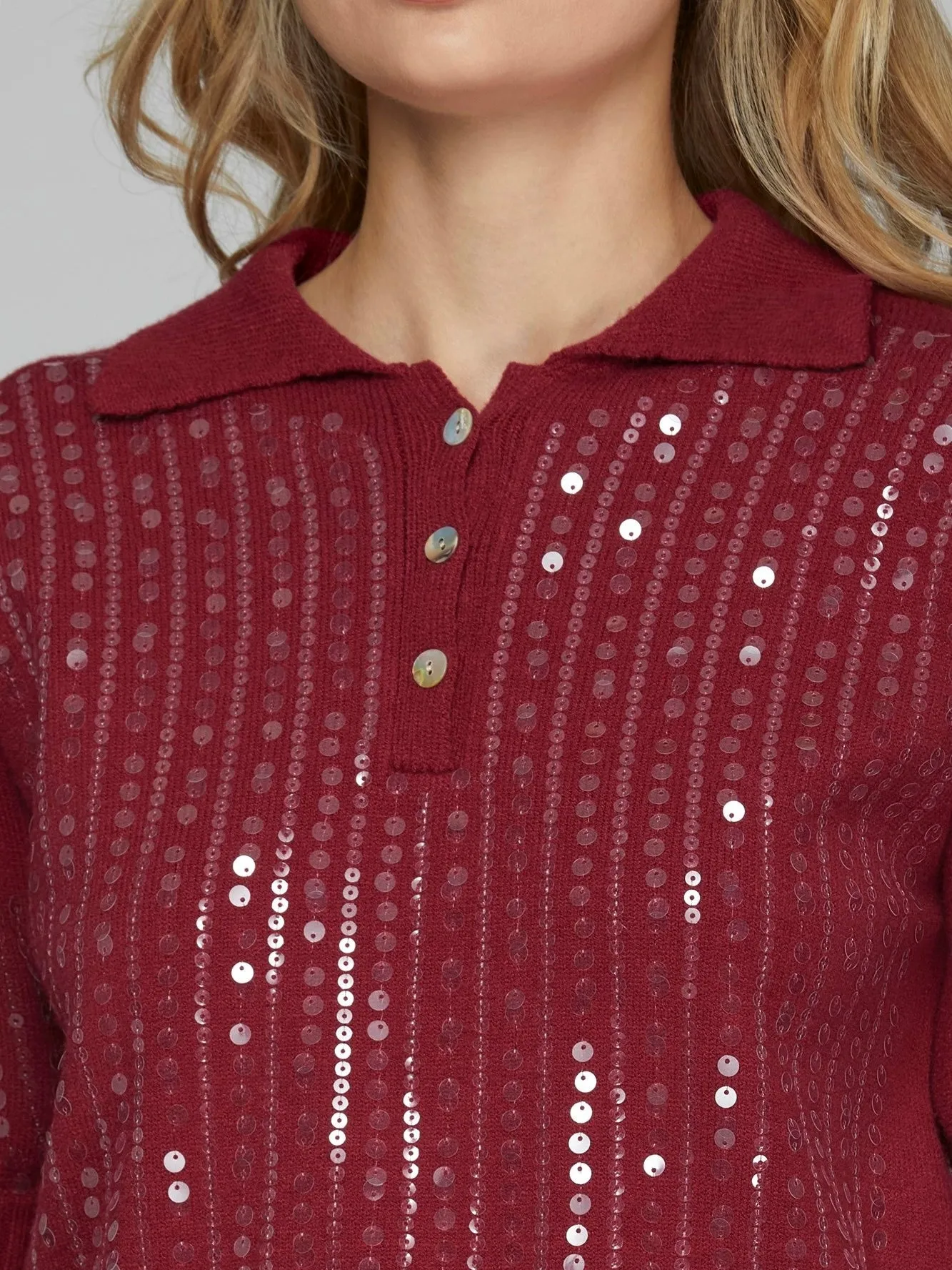 Lynn Sequin Sweater