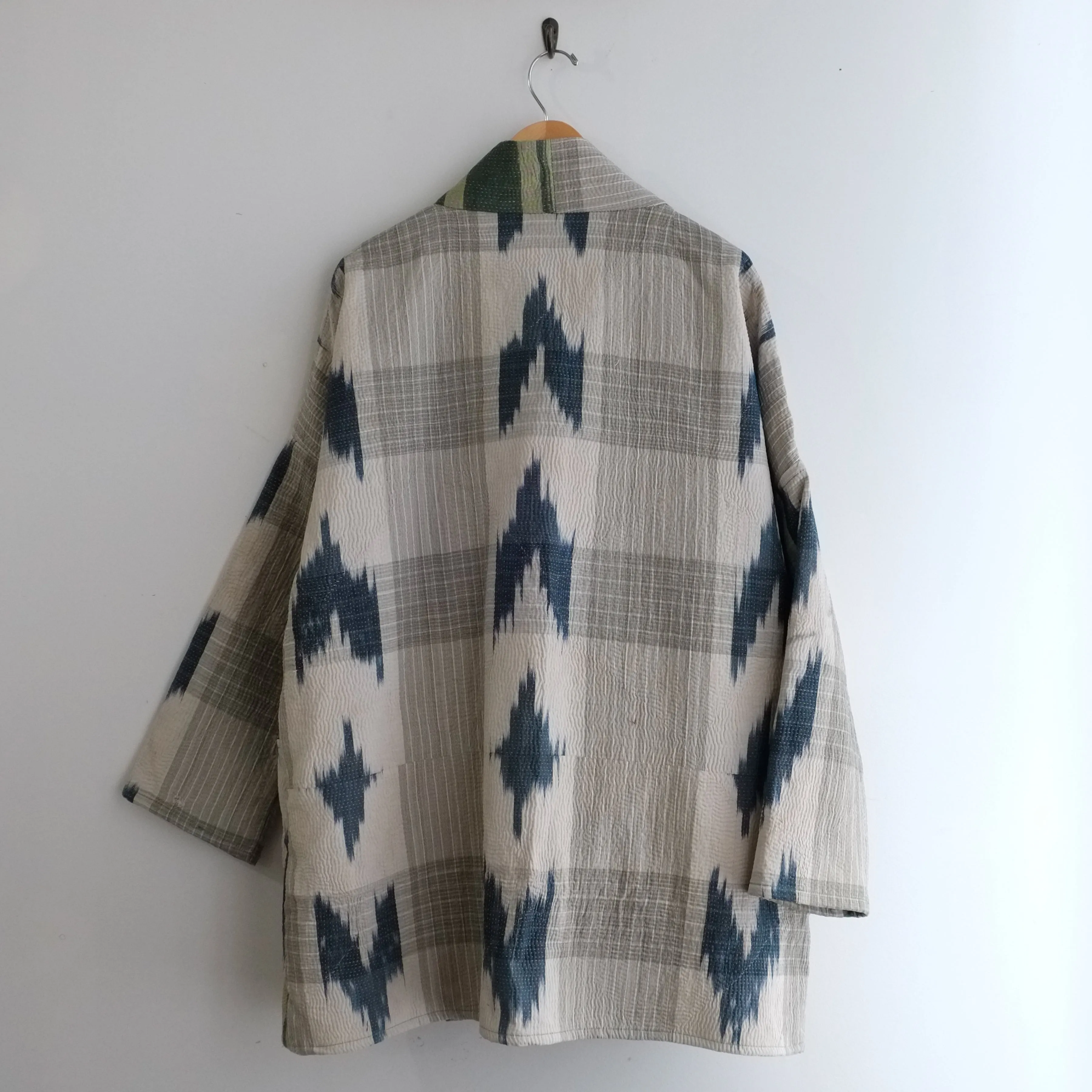 M Green Ikat Pattern Anoushka Jacket LL132