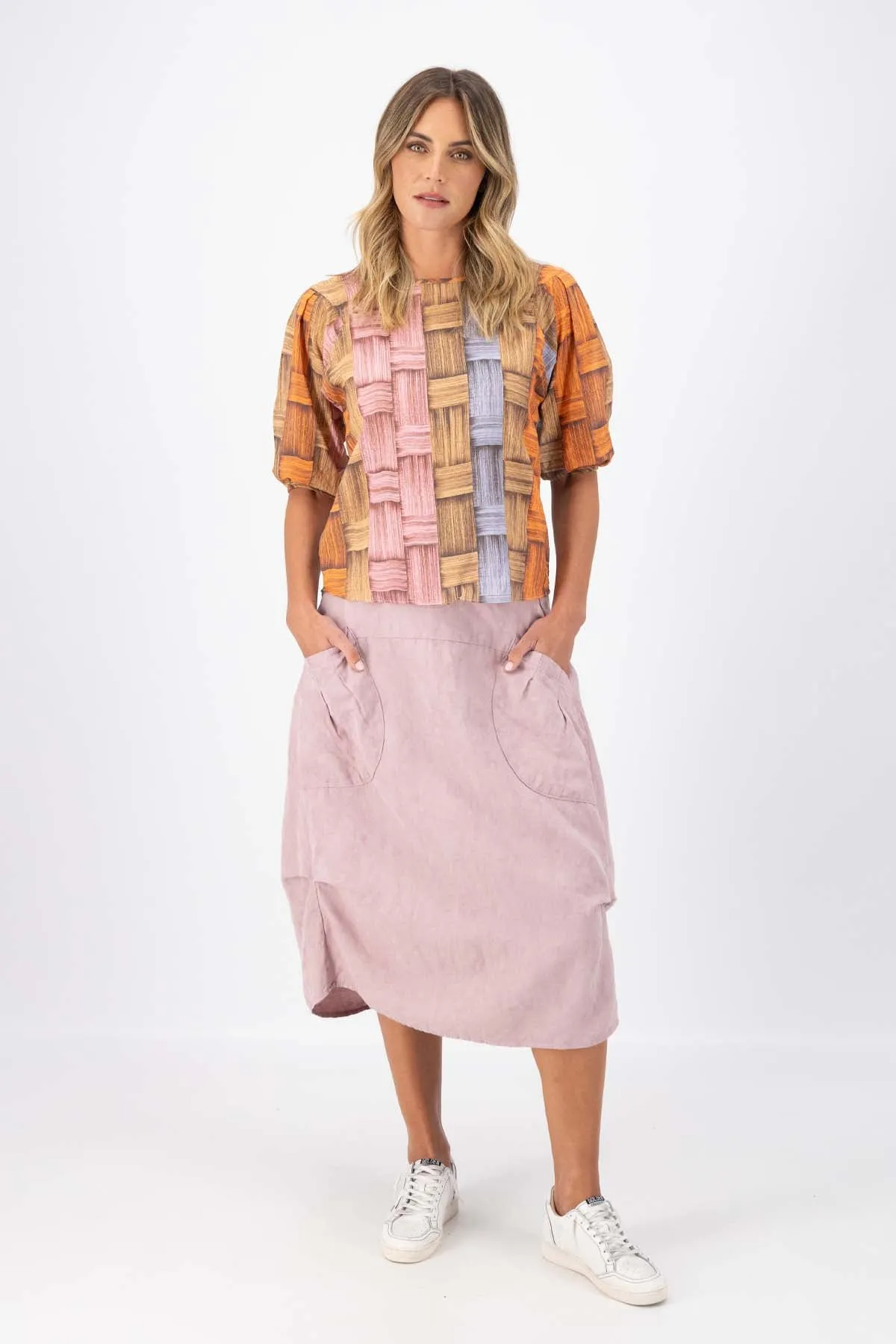 Matador Blouse in Seersucker
