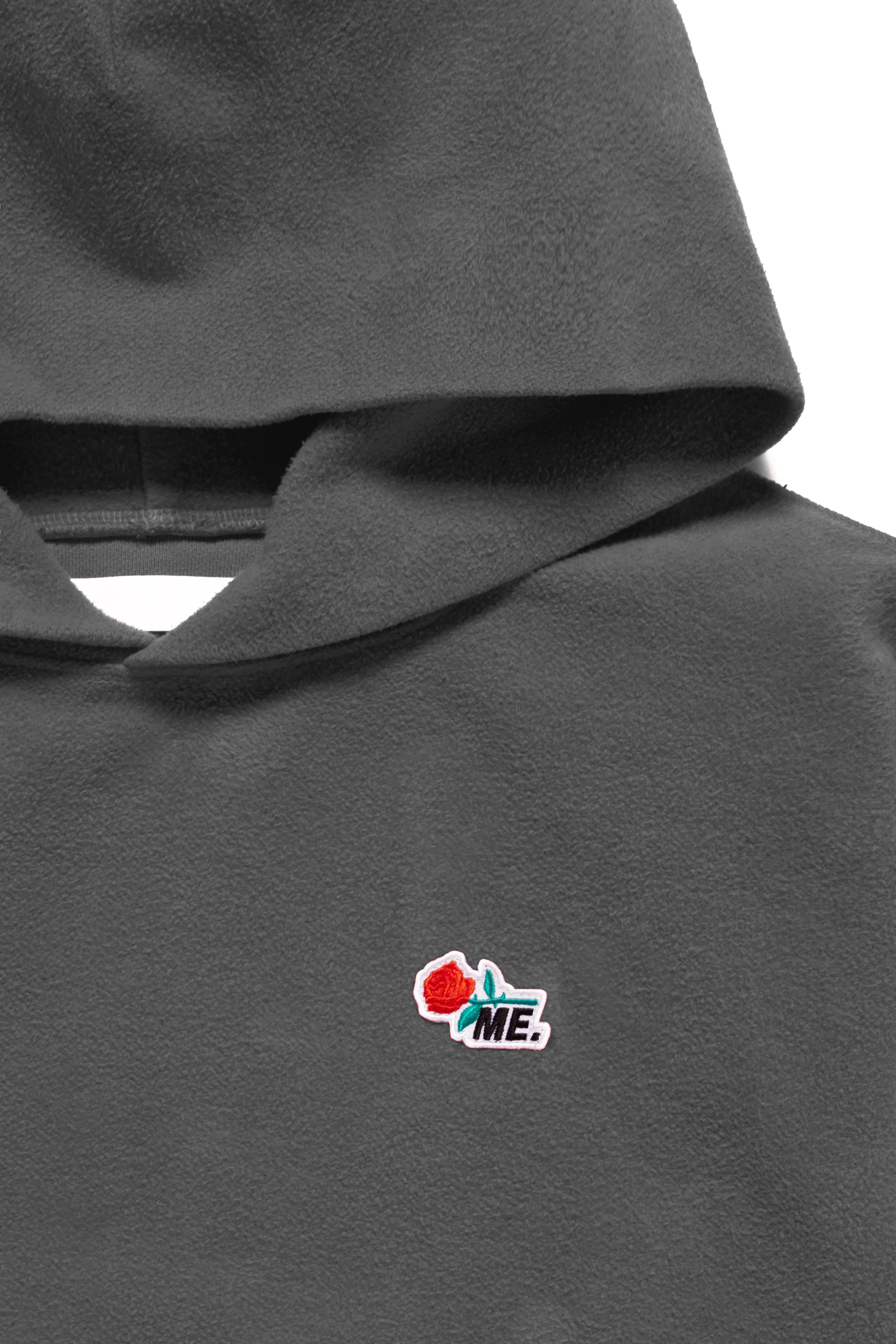 ME. Reverse Brushed Hoodie - Vintage Black