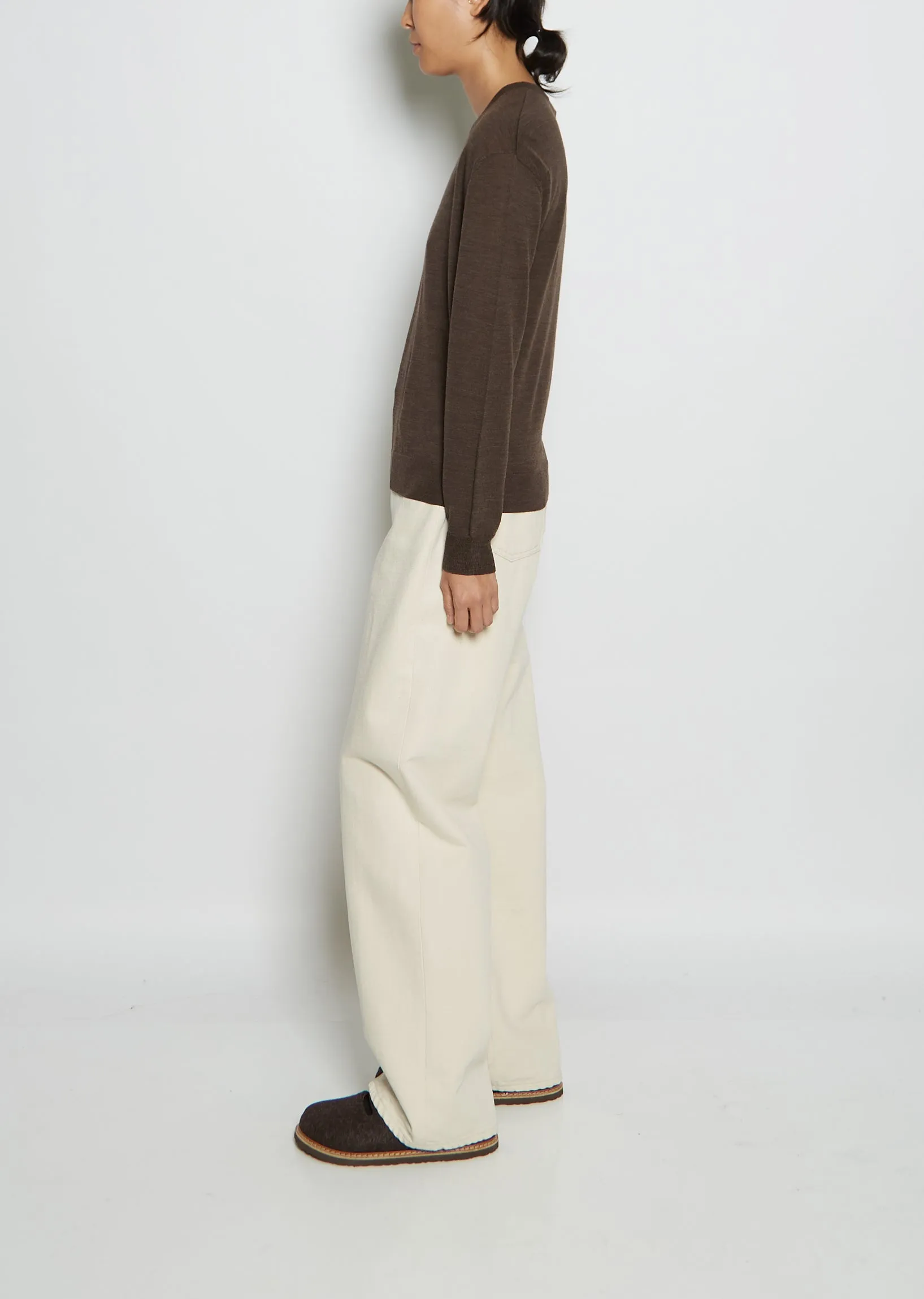 Merino Wool Relaxed Crewneck