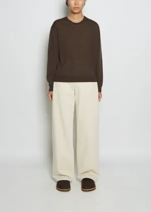 Merino Wool Relaxed Crewneck