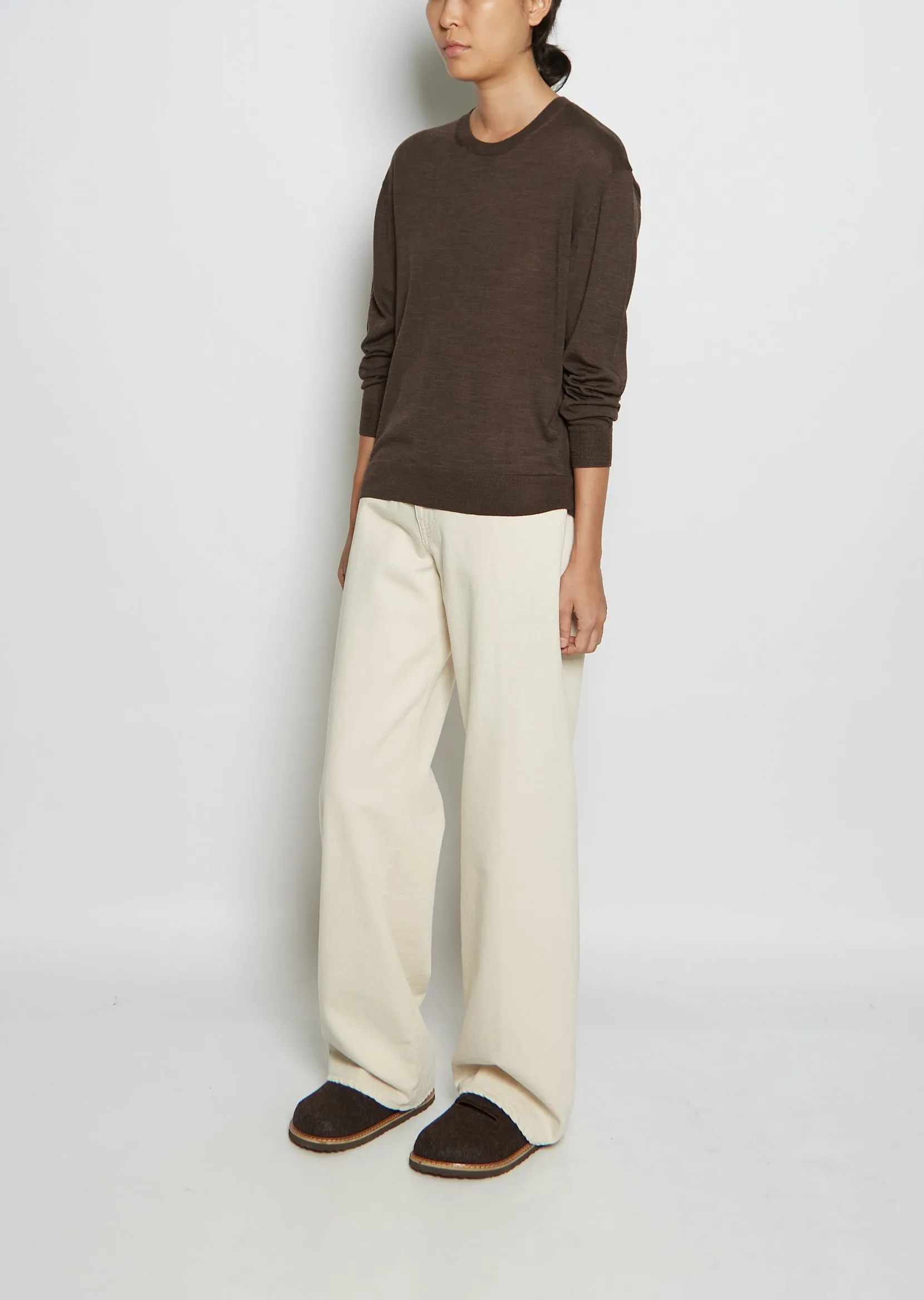 Merino Wool Relaxed Crewneck