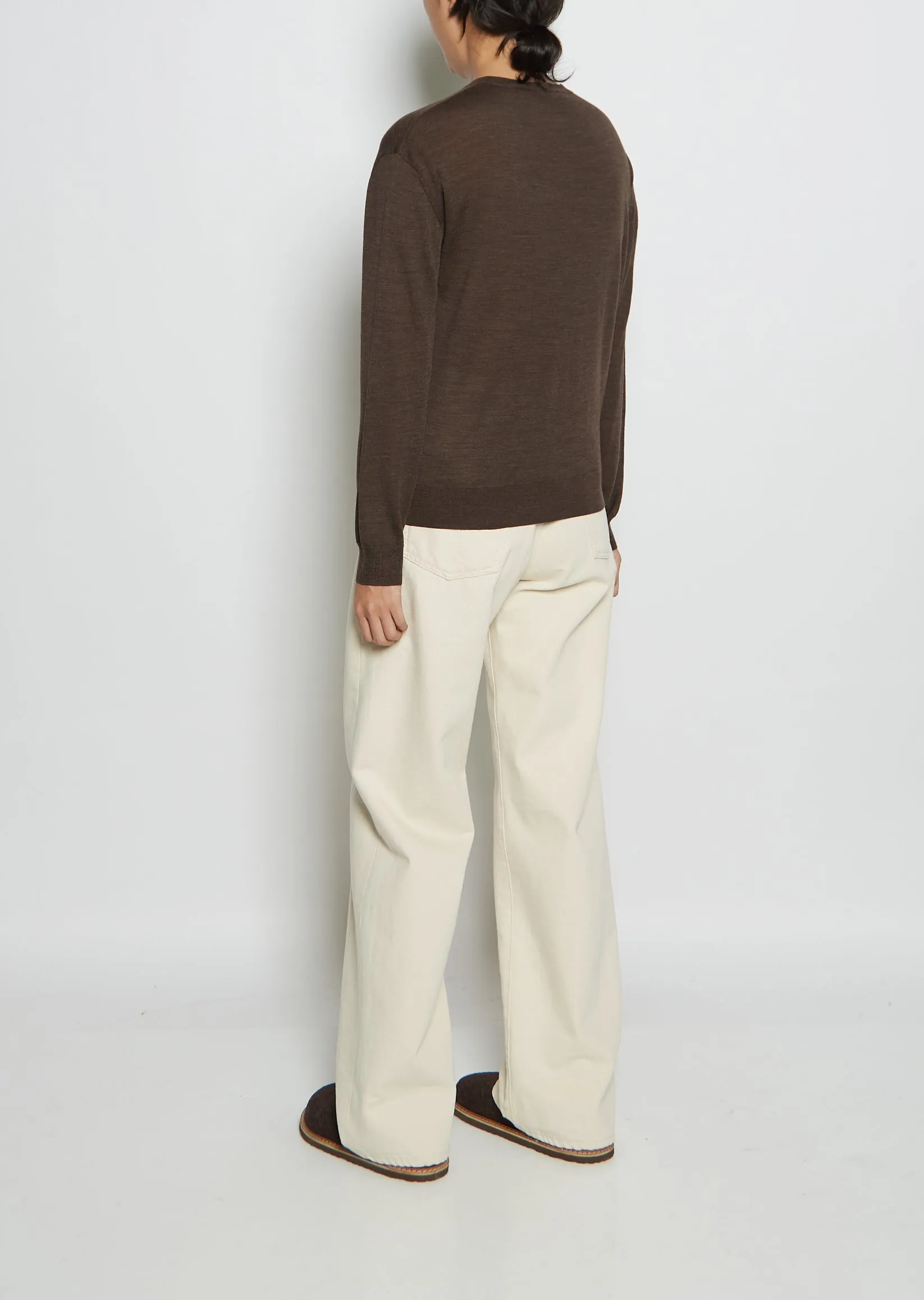 Merino Wool Relaxed Crewneck
