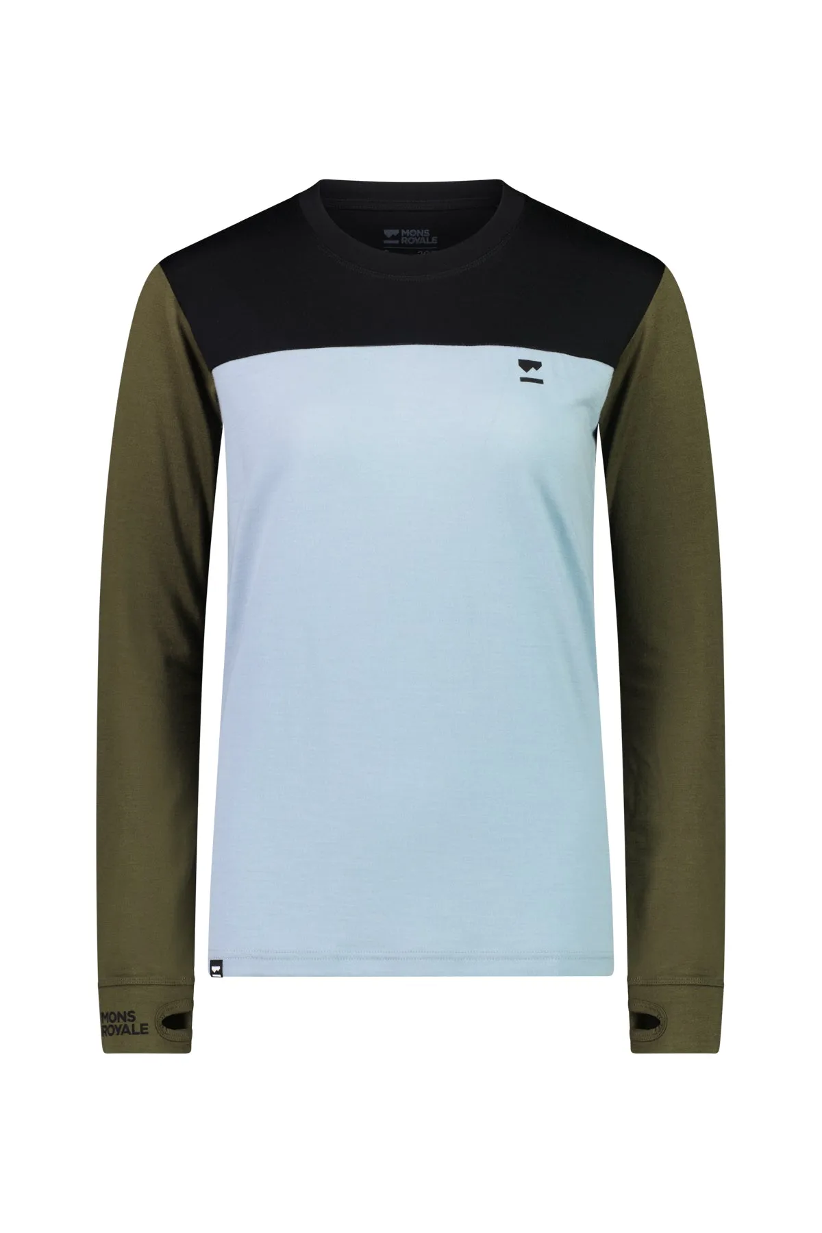 Mons Royale Yotei BF Long Sleeve Womens Riverbed