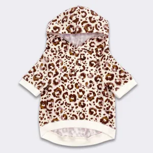 Pet White Swan Print Comfortwear Collection Hoodie