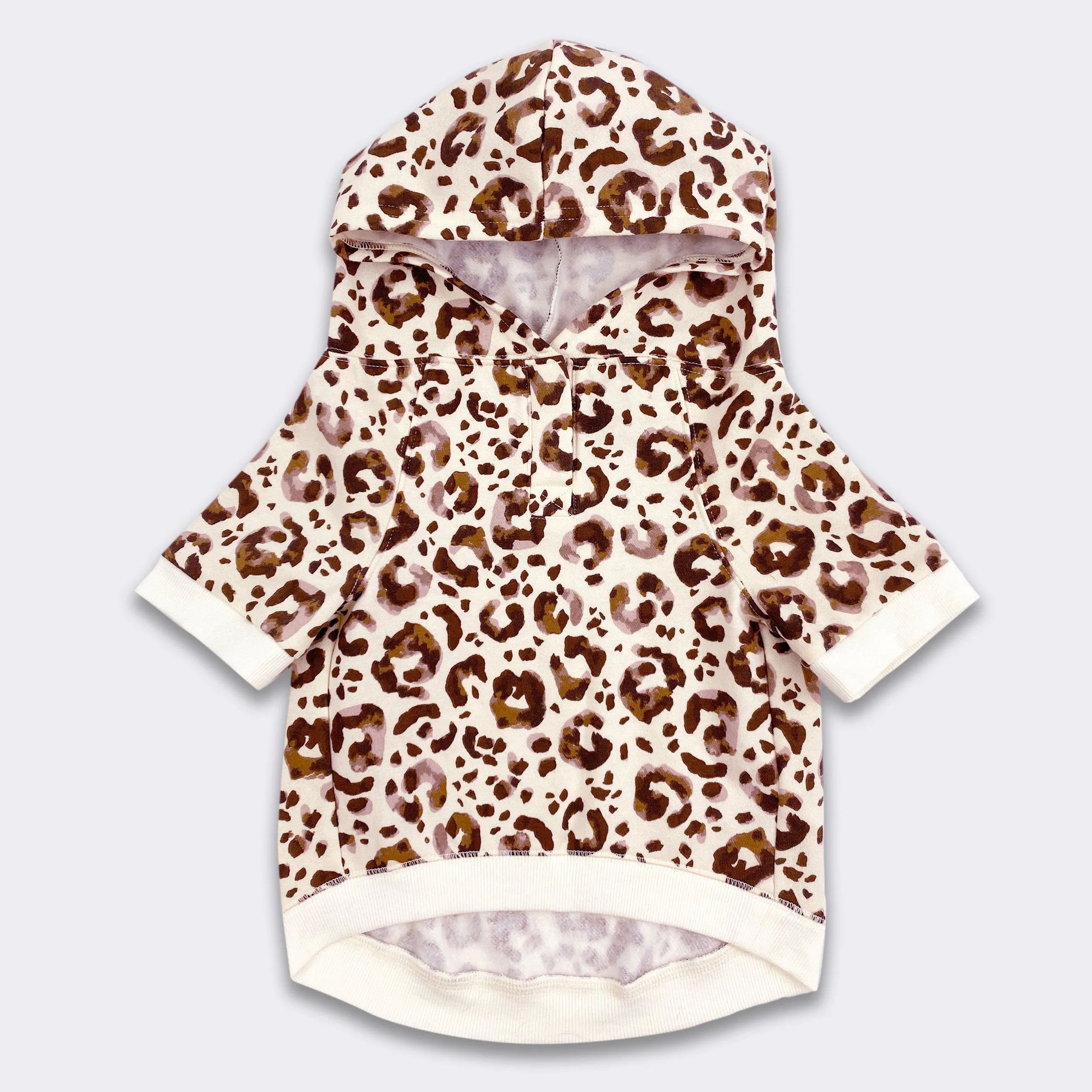 Pet White Swan Print Comfortwear Collection Hoodie