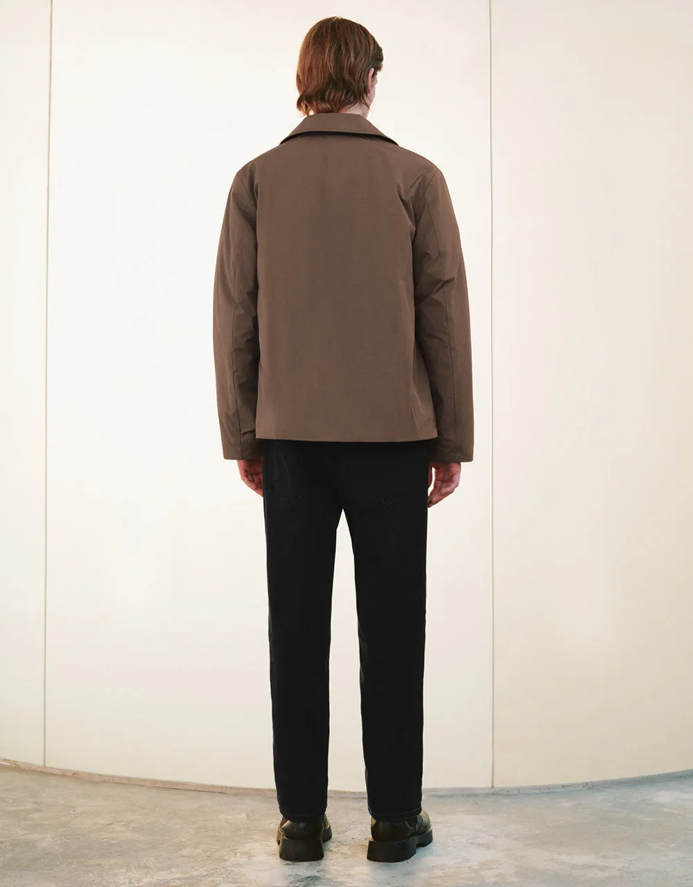 Press Buttoned Padded Coat