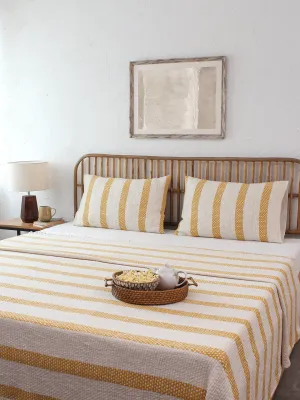 Shivalik Double Bedcover (Yellow)