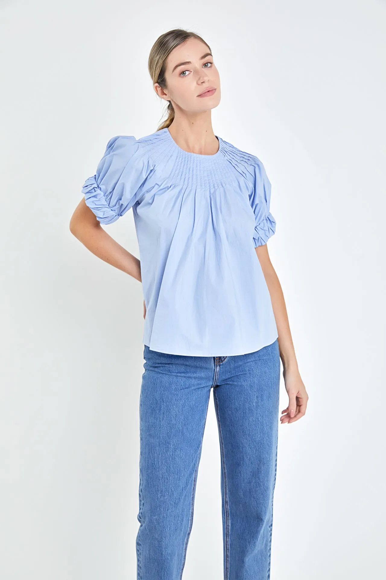 Tuck Detail Blouse