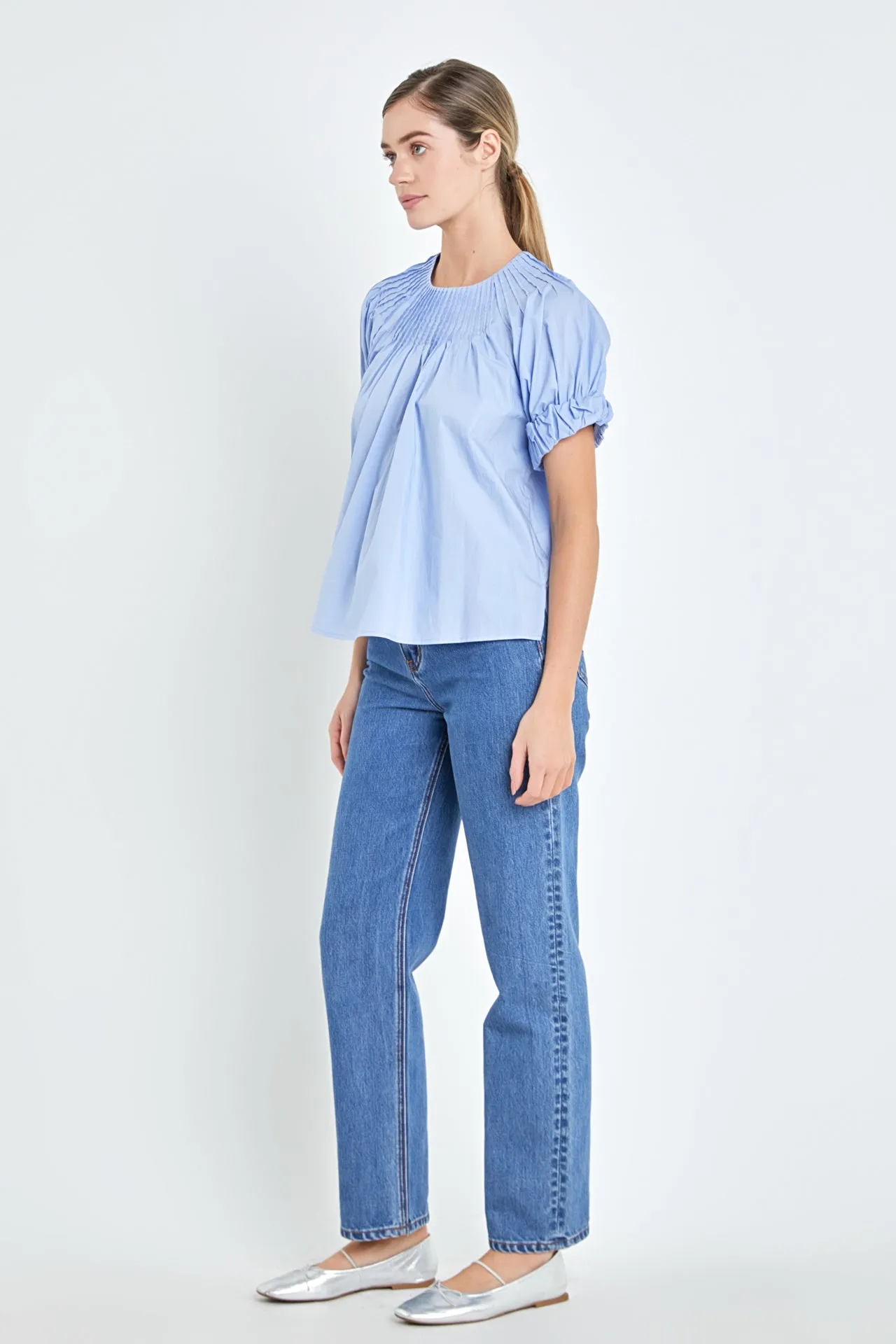 Tuck Detail Blouse