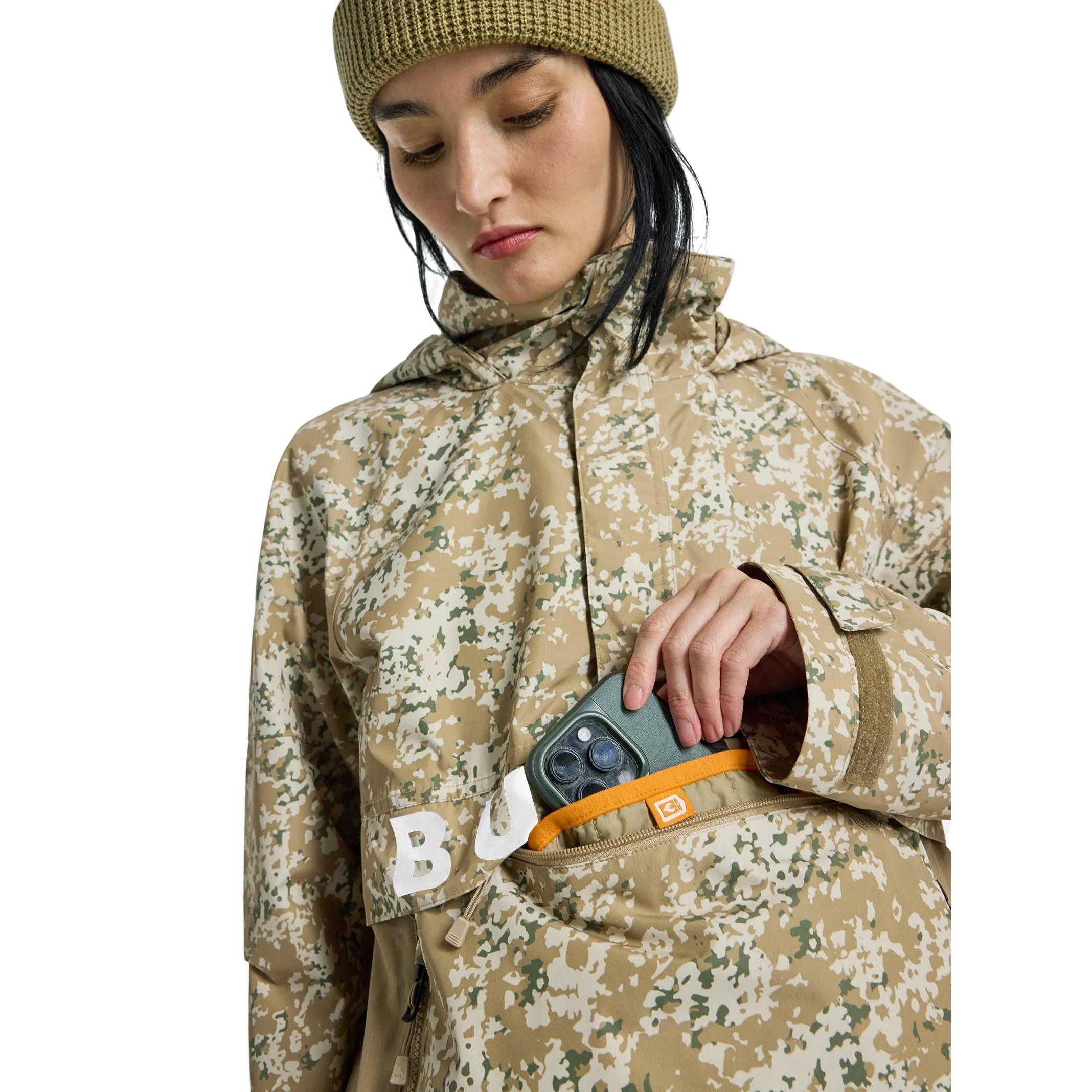 W FROSTNER ANORAK SNOWFALL CAMO / SUMMIT TAUPE
