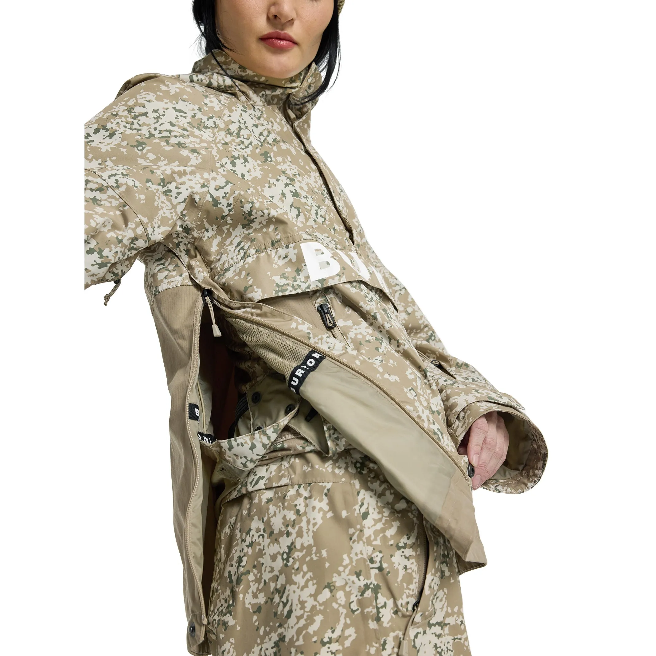 W FROSTNER ANORAK SNOWFALL CAMO / SUMMIT TAUPE