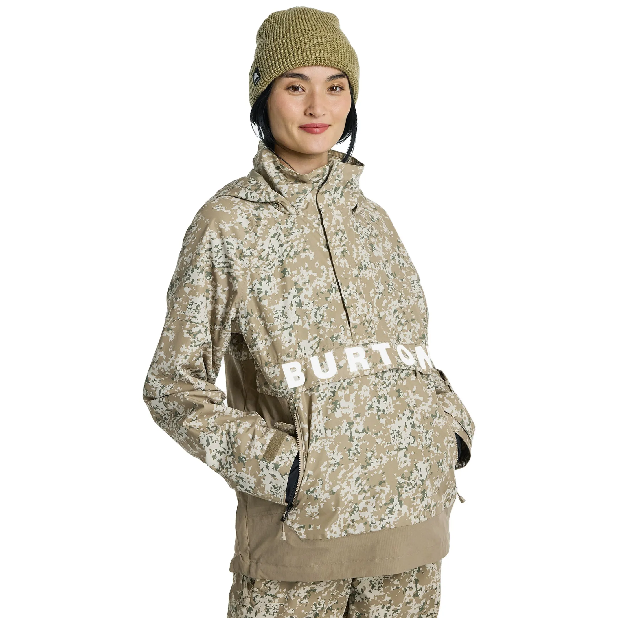 W FROSTNER ANORAK SNOWFALL CAMO / SUMMIT TAUPE