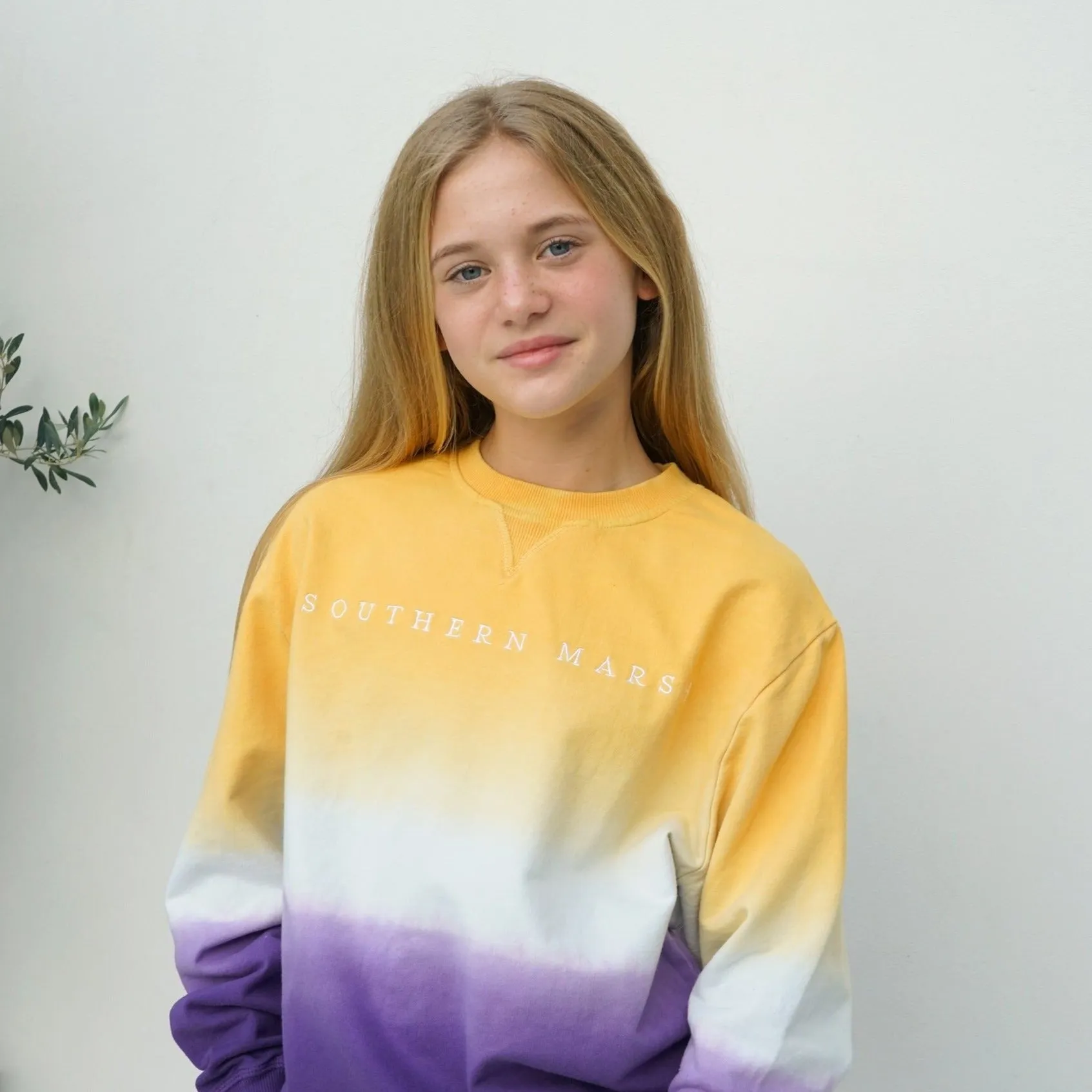 Youth Alumni Dip Dye Sweatshirt